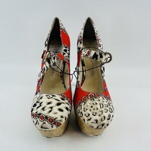 Chinese Laundry Red and White Heels